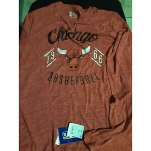 Chicago Bulls Basketball NBA Womens Long Sleeve T-Shirt Small